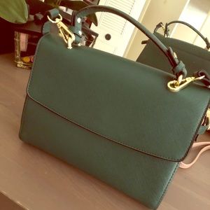 Hunter Green Pocketbook Purse